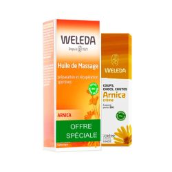 Weleda Huile de Massage - 100ml + Crème Arnica - 25g