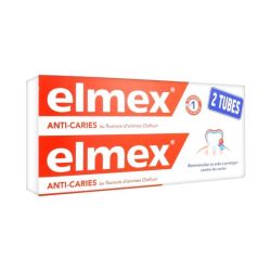 Elmex protection-caries dentifrice 2x75ml