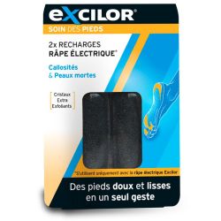 Excilor Soin 2 Recharges Râpe - 2 recharges - Élimination des callosités persistantes
