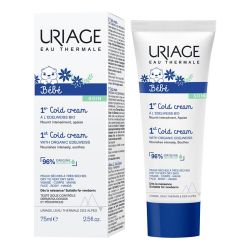 Uriage Bébé 1er Cold Cream - 75 ml - Soin Nourrissant et Protecteur Peaux Sèches