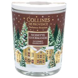 Collines de Provence Bougie de Noël - Parfum Noisette Gourmande - 180 g
