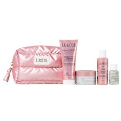 Luxéol Routine Brillance Format Voyage – Trousse Complète 4 Soins Éclat Miroir