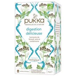 Pukka Infusion Digestion Délicieuse Bio- 20 sachets - Favorise une digestion légère et naturelle