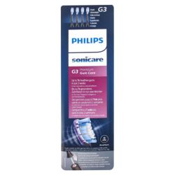 Philips Sonicare G3 Premium Gum Care HX9054 - Couleur : Noires -  4 Têtes de Brosse