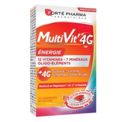 Forté Pharma Multivit' 4G Energie 30 comprimés