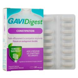 Reckitt Benckiser Healthcare GAVIDigest Constipation - Contre l'Intestin Irritable - 30 gélules