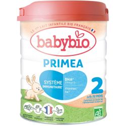 Babybio Primea Bio 2ème âge 6 à 12 mois - 800 g - Lait infantile de suite