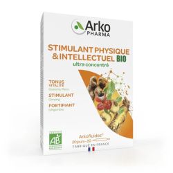 Arkopharma Arkofluides Stimulant Physique Bio 20 ampoules