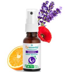 Puressentiel Sommeil Spray Buccal 20 ml – Facilite l'endormissement, réduit les réveils nocturnes et favorise un repos réparateur
