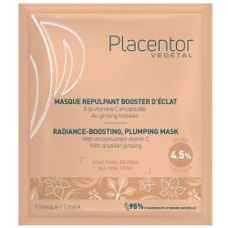 Placentor Végétal Masque Repulpant Booster d’Éclat Tous Types De Peaux - 25g