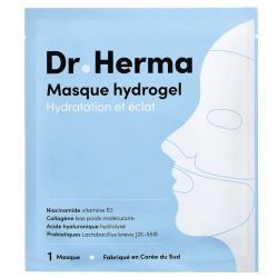 Dr Herma Masque Hydrogel Hydrate Illumine Raffermit Tous Types de Peaux