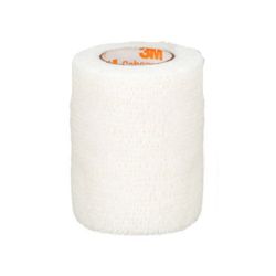 3M Coban Bande de Contention Cohésive Elastique 5cm x 4,5m - Maintien sans adhésif pour peaux fragiles