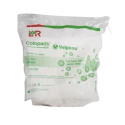 Velpeau Cotopads Carrés de Coton 5x5cm x500 – Non pelucheux et hygiène