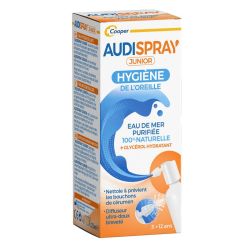 Audispray Junior 25ml - Hygiène auriculaire pour enfants, prévention des bouchons de cérumen
