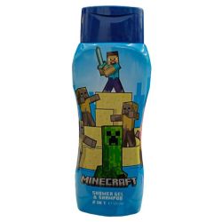 Air-Val Gel Douche & Shampoing 2 en 1 - Motif Minecraft - 500ml