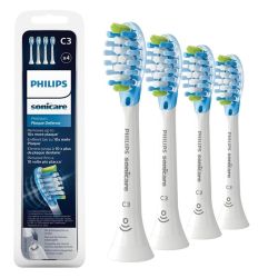 Philips Sonicare Premium Plaque Defense Têtes de Brosses Blanches HX9044/17 - 4 Têtes
