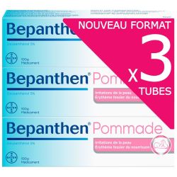 Bayer Bepanthen 5% Pommade Irritation de la Peau - 3 x 100g