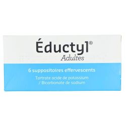 Eductyl Adultes 6 suppositoires effervescents