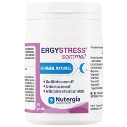 Nutergia Ergystress Sommeil - Troubles du sommeil - 40 gélules