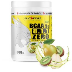 Eric Favre BCAA 8.1.1 ZERO Vegan 500g Kiwi-Poire – Récupération et entretien musculaire