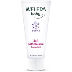 Weleda Derma 3 en 1 Baume SOS Mauve Blanche - 50 ml - Apaise, hydrate et renforce la barrière cutanée