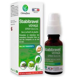 ADP Clémaflore Stabitravel Voyage - Spray Buccal - Combat le Mal des Transports - 20ml