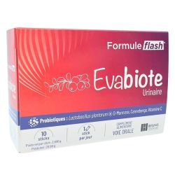 Besins Healthcare Evabiote Urinaire Formule Flash 10 sticks - Confort urinaire et immunité