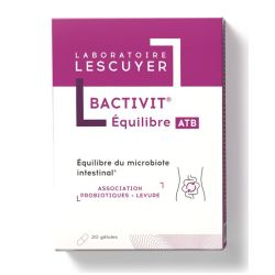 Laboratoires Lescuyer Bactivit Équilibre ATB - 20 Gélules