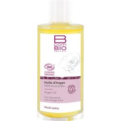 BcomBIO Huile d'Argan - 50 ml - Nourrit, répare et raffermit naturellement