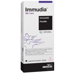 NHCO Immudia Dès 3 ans - Immunité, famille, vitamine D, souche microbiotique