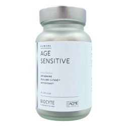 Biocyte Clinical Age Sensitive 60 gélules - Equilibre cutané, grain de peau et protection antioxydante