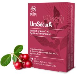 PhytoResearch UroSecura Flash - 7 sticks - Action rapide contre les gênes urinaires
