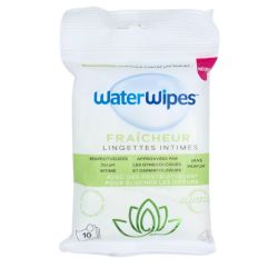 WaterWipes Lingettes Intimes Rafraîchissantes x10 - Hygiène douce et fraîcheur nomade