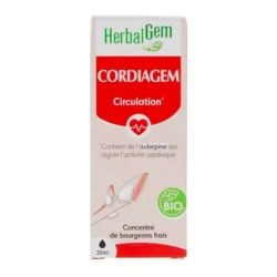 HerbalGem Cordiagem Circulation Bio - Soutient le Circulation et la Santé Cardiaque - 30 ml