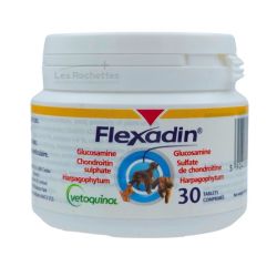 Vetoquinol Flexadin - 30 comprimés - Soutien articulaire pour chiens et chats