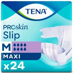 Tena Proskin Slip Changes Complets Maxi - 24 unités - Taille M - Confort, sécurité et protection