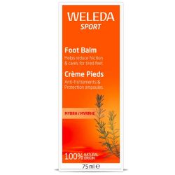 Weleda Crème Pieds Sport - 75ml - Rafraîchit, délasse et préserve le confort des pieds après l’effort