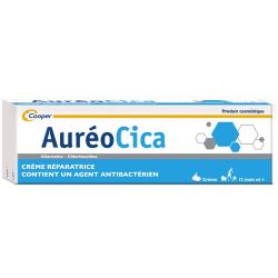 Cooper Aureocica Crème Réparatrice Antibactérienne - Traitement des Plaies - 20g