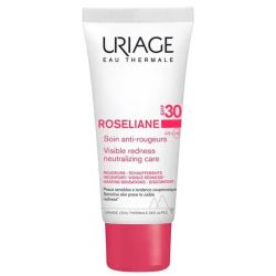 Uriage Roseliane Soin Teinté Anti-Rougeurs SPF30 - 40ml - Peaux Sensibles à Tendance Couperosique