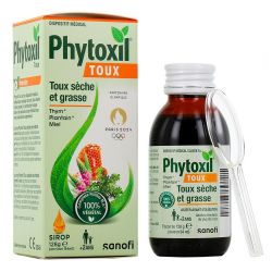 Sanofi Phytoxil Sirop Toux Sèche et Grasse - Sans Sucre - 94ml