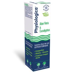 Gifrer Physiologica Aloe Vera & Eucalyptus - 120ml - Décongestionne et hydrate les voies nasales
