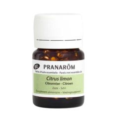 Pranarom Perles d'Huile Essentielle Citronnier 60 Perles