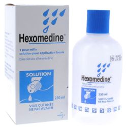 Hexomedine 1 pour mille solution 250 ml