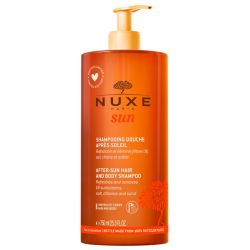Nuxe Sun Shampoing Douche Après-Soleil Corps et Cheveux - 750 ml - Fraîcheur et douceur après exposition