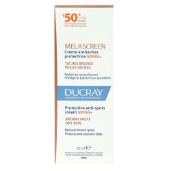Melascreen crème anti-taches protectrice SPF50+ peau sèche 50ml