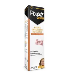 Pouxit Baume Décolleur de Lentes - 100ml + Peigne - Aide au retrait des lentes mortes