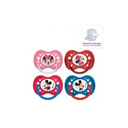 Duo Sucette +18 Mois Minnie Silicone - 2 sucettes