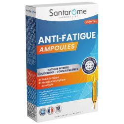 Santarome Anti-Fatigue 10 Ampoules – Énergie et récupération