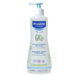 Mustela Eau Nettoyante Sans Rinçage à l'Avocat Bio Bébé Dès la Naissance - 500ml