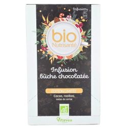 Nutrisanté Infusion Bûche Chocolatée 20 sachets - Pause gourmande aux notes chocolatées